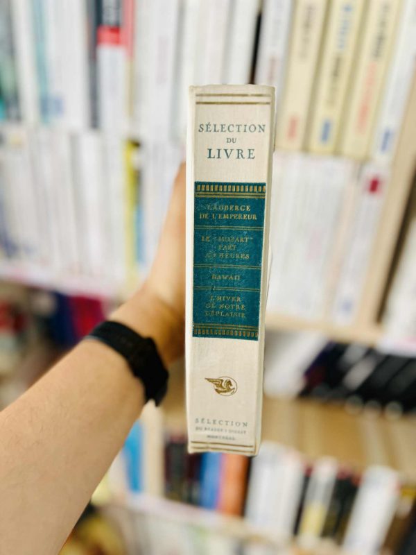 Sélection du livres : L’auberge de l’Empereur – Le Mozart part à 9 heures – Hawaii – L’hiver de notre déplaisir – Harris Greene – James A. Michener – John Steinbeck – Olivier Statler