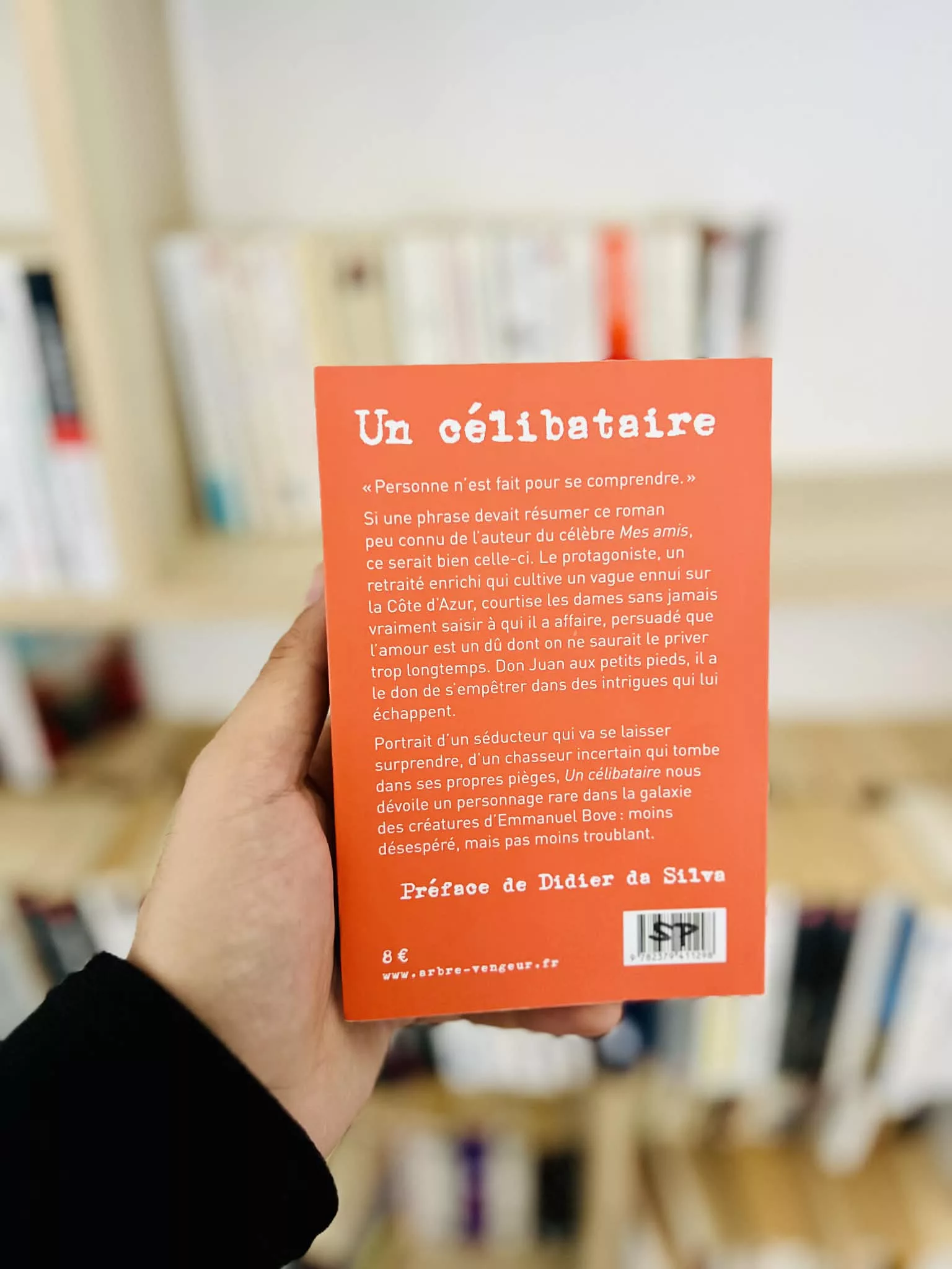 Un célibataire de Emmanuel Bove