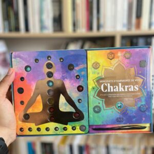 Coffret Bracelets d'harmonie de vos chakras Utilisez le pouvoir des pierres pour équilibrer vos 7 centres énergétiques de Helvise Gallet