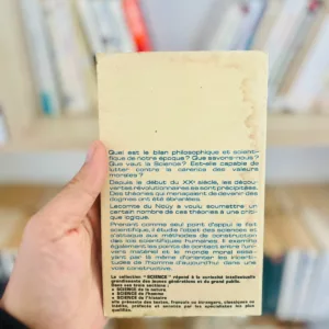 L'homme devant la science