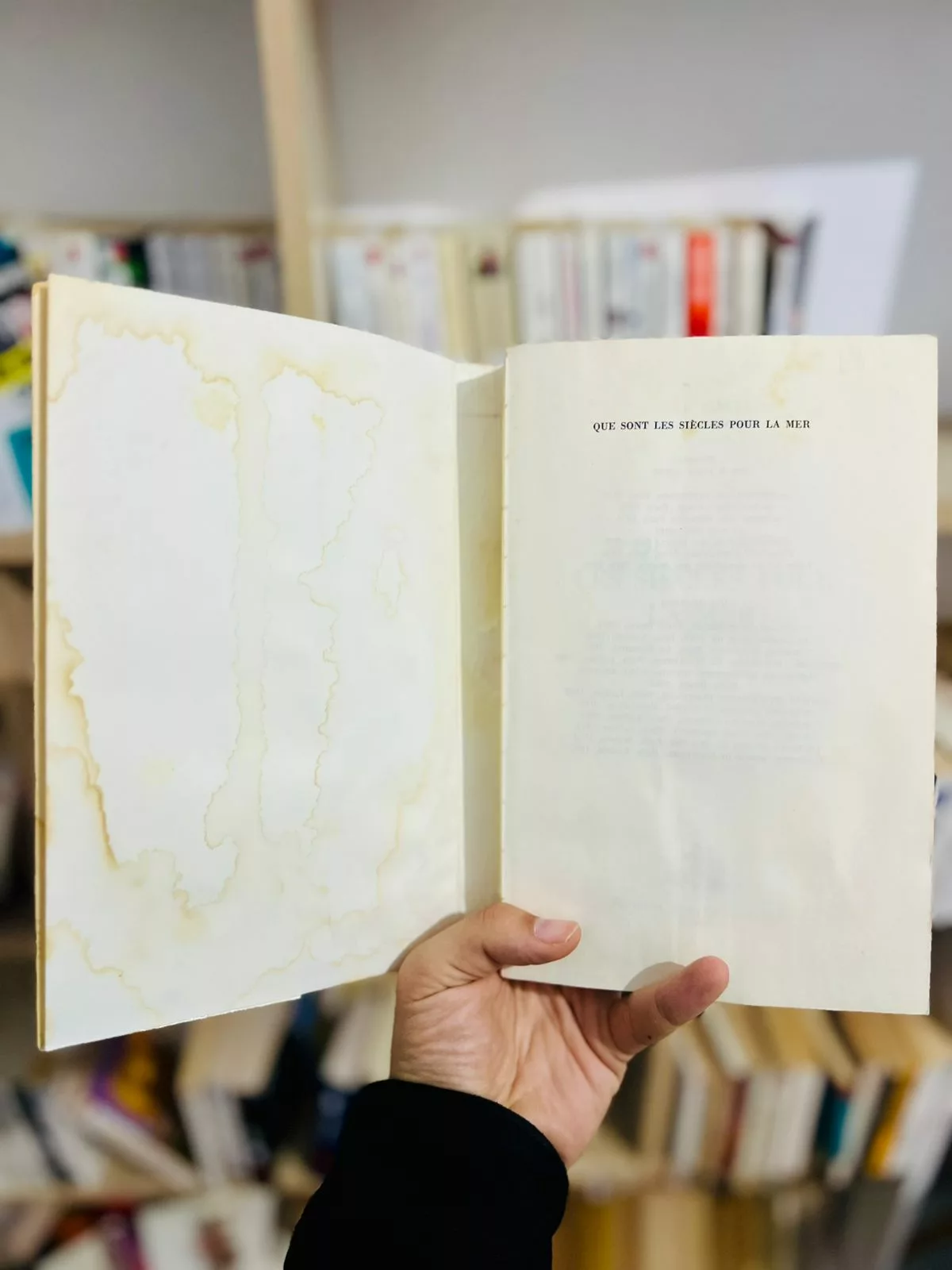 Que sont les siècles pour la mer