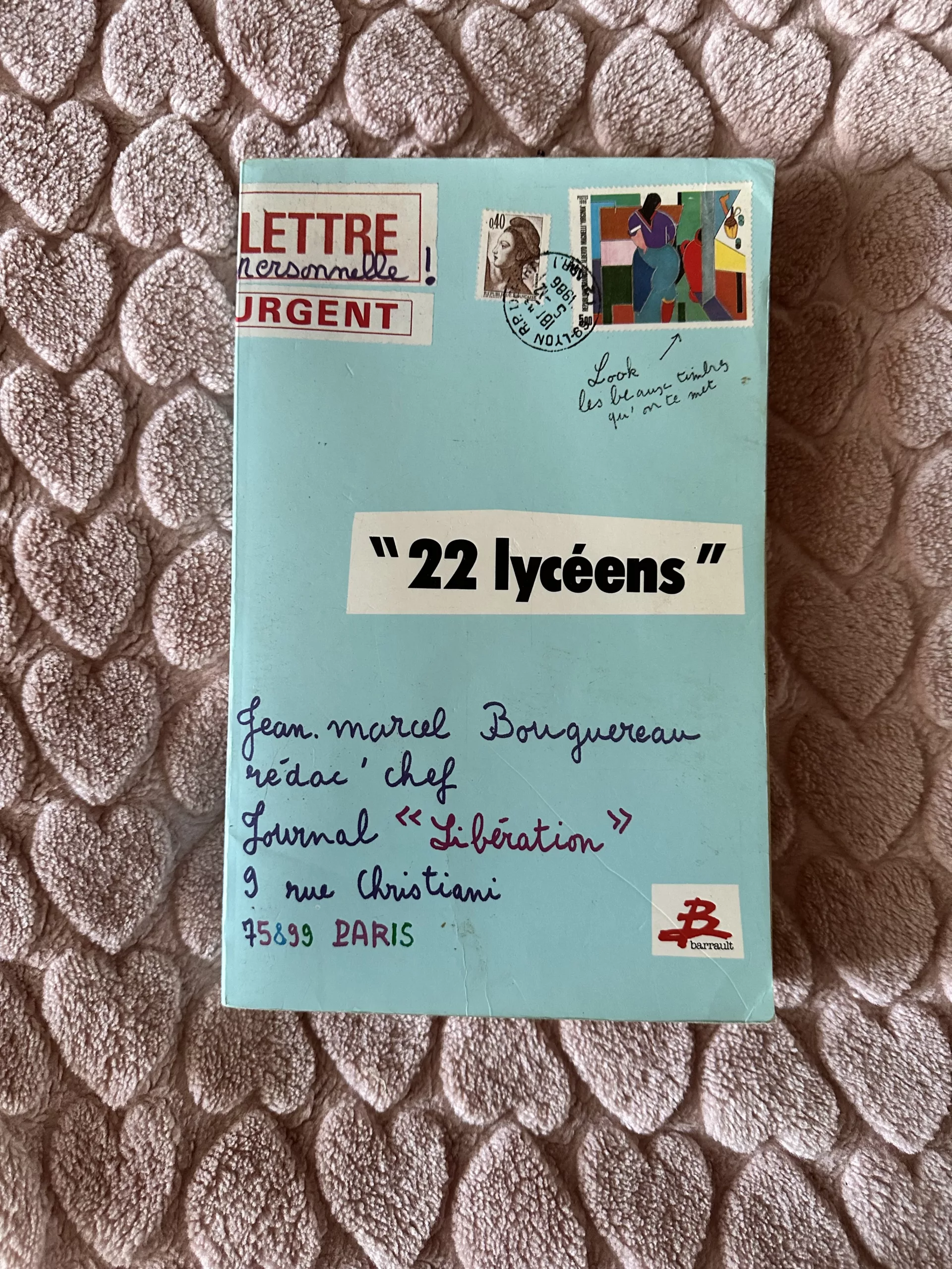 22 lycéens : lettres à Jean-Marcel Bouguereau