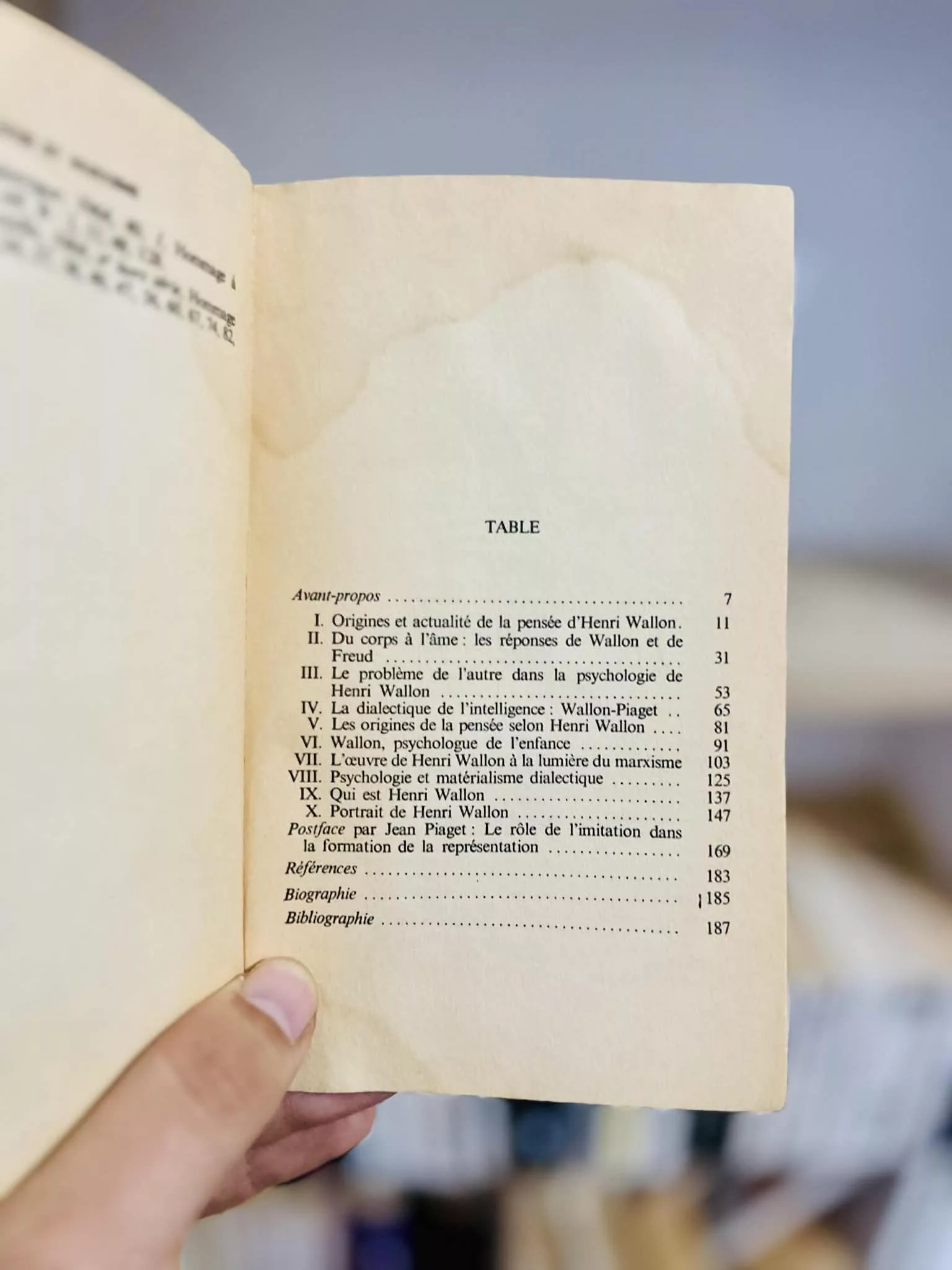 Psychologie et marxisme – la vie et l’oeuvre d’henri wallon de René Zazzo