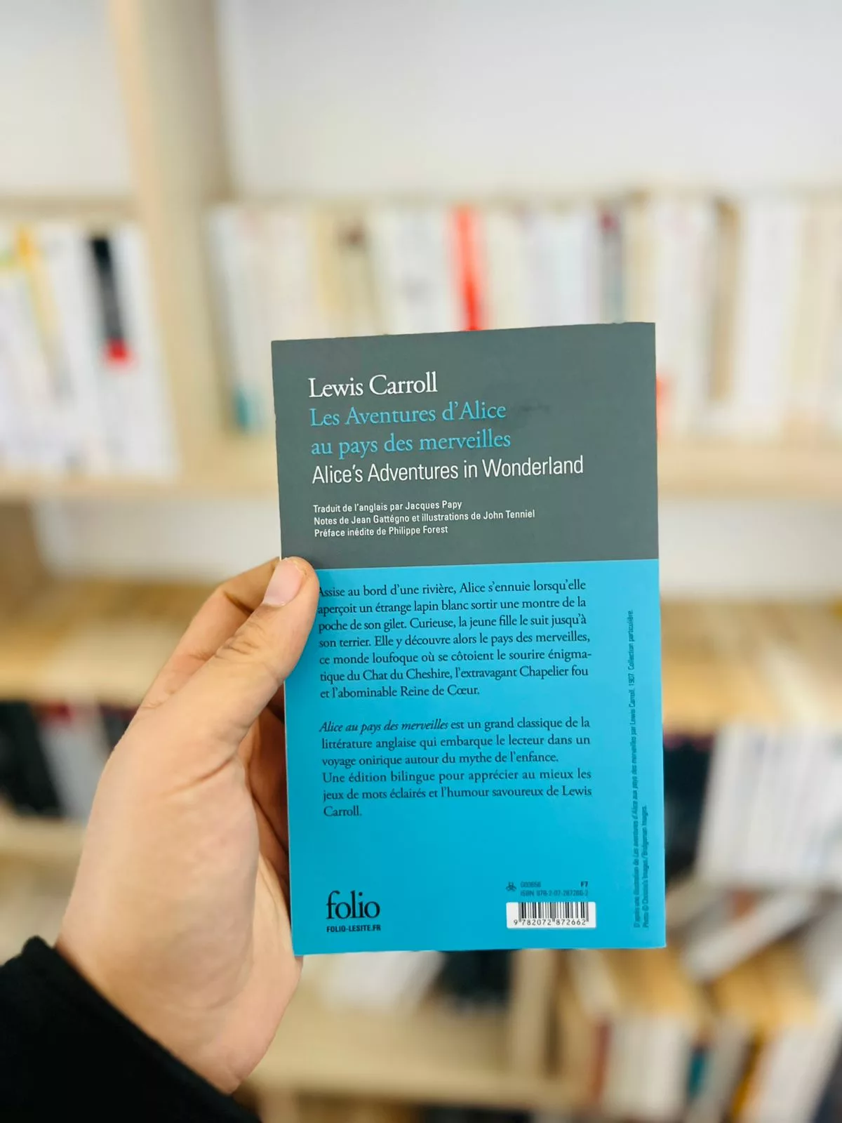 Les aventures d’Alice au pays des merveilles ; Alice’s Adventures in Wonderland