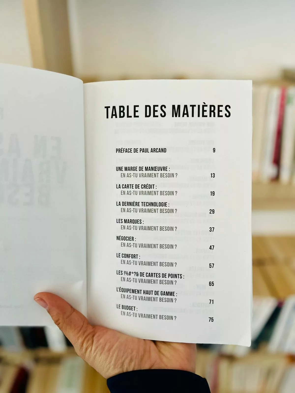 En as-tu vraiment besoin ?