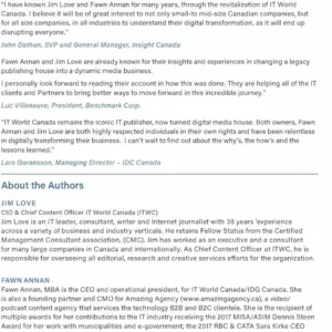 Digital Transformation in the First Person: Surviving and thriving in a hypercompetitive era by Jim Love and Fawn Annan