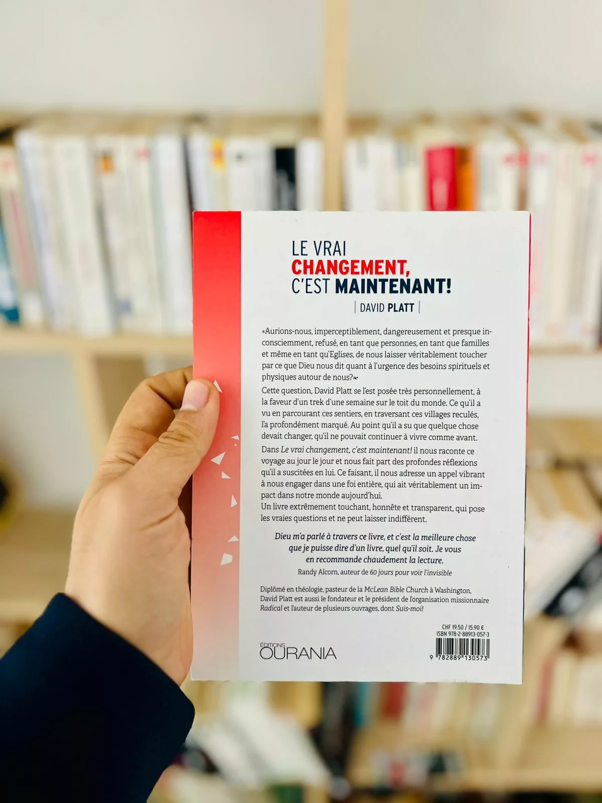 Le vrai changement, c’est maintenant