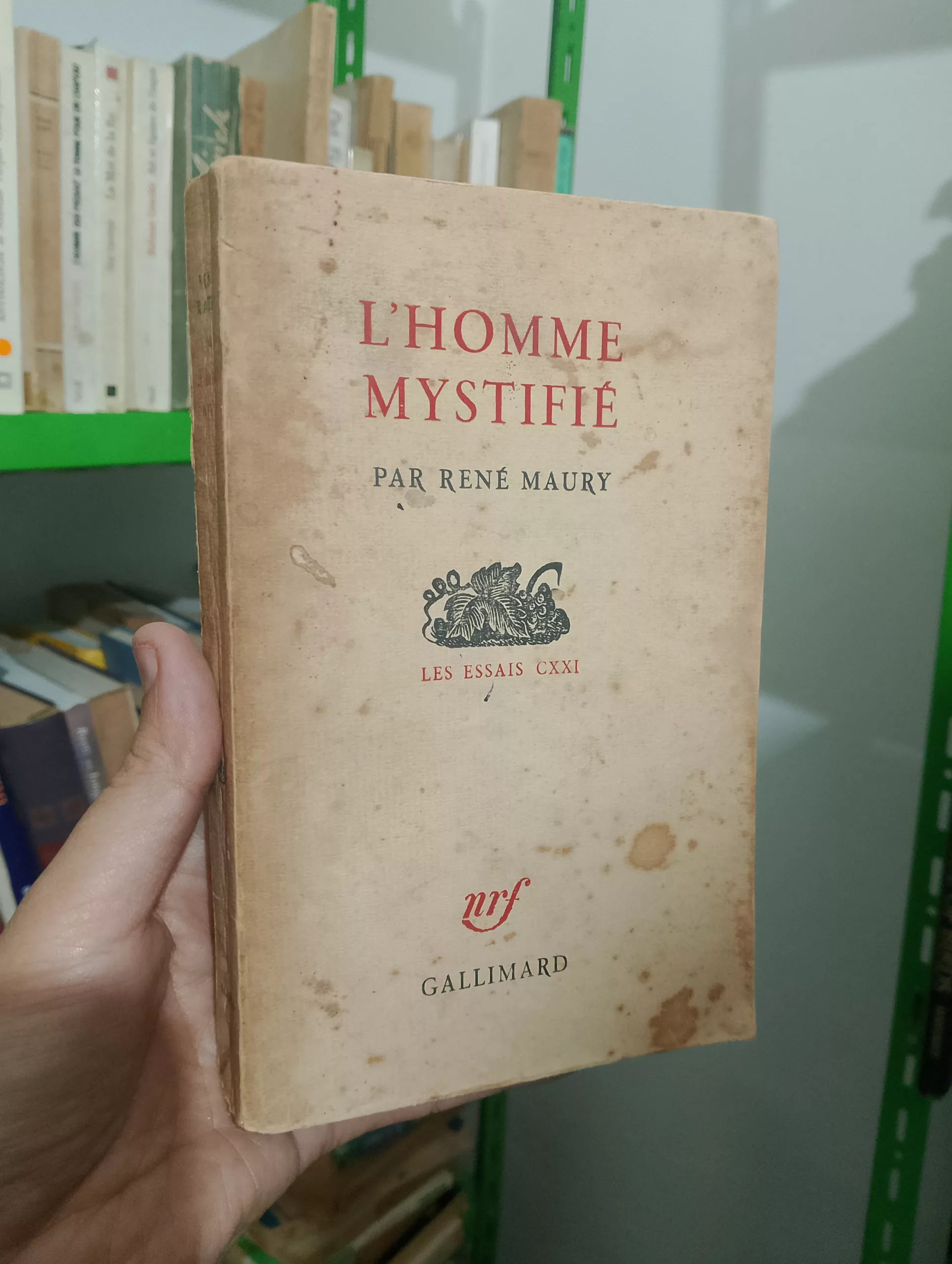 L’homme mystifié de René Maury