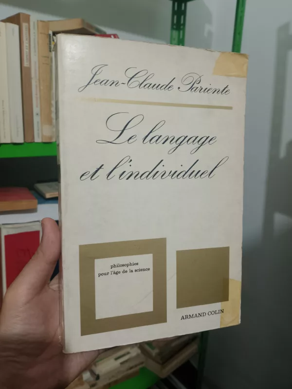 Le langage et l'individuel 1 Le langage et l’individuel