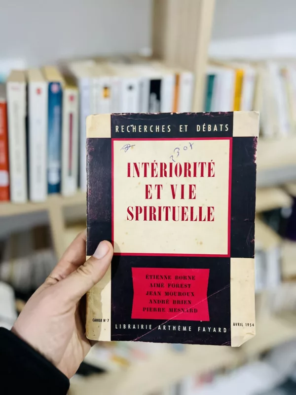 Intériorite Et Vie Spirituelle 1954 1 Intériorite Et Vie Spirituelle 1954