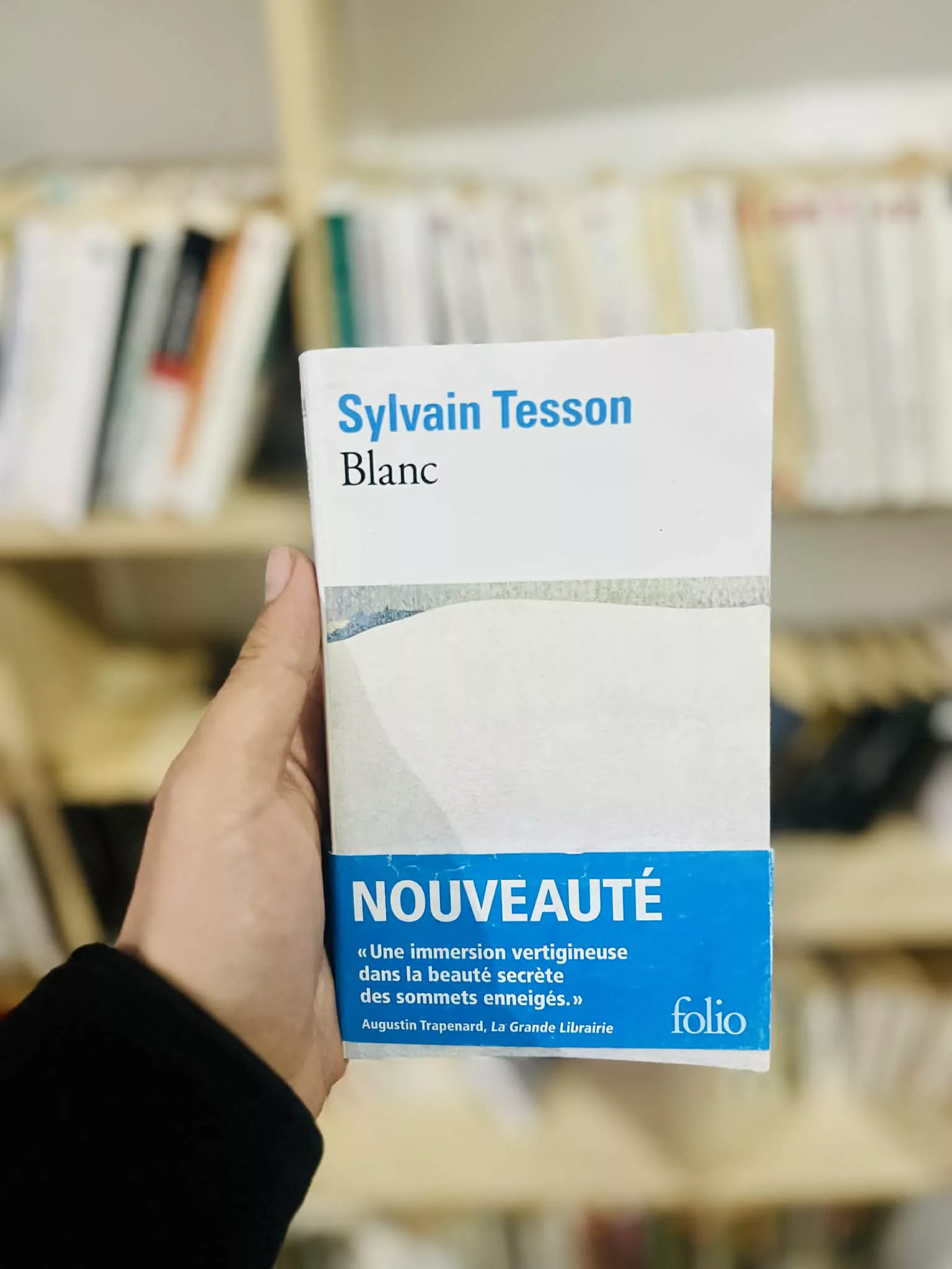 Blanc de Sylvain Tesson