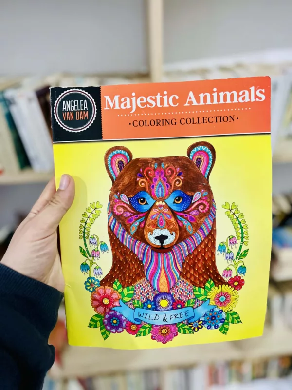 Hello Angel Majestic Animals Coloring Collection