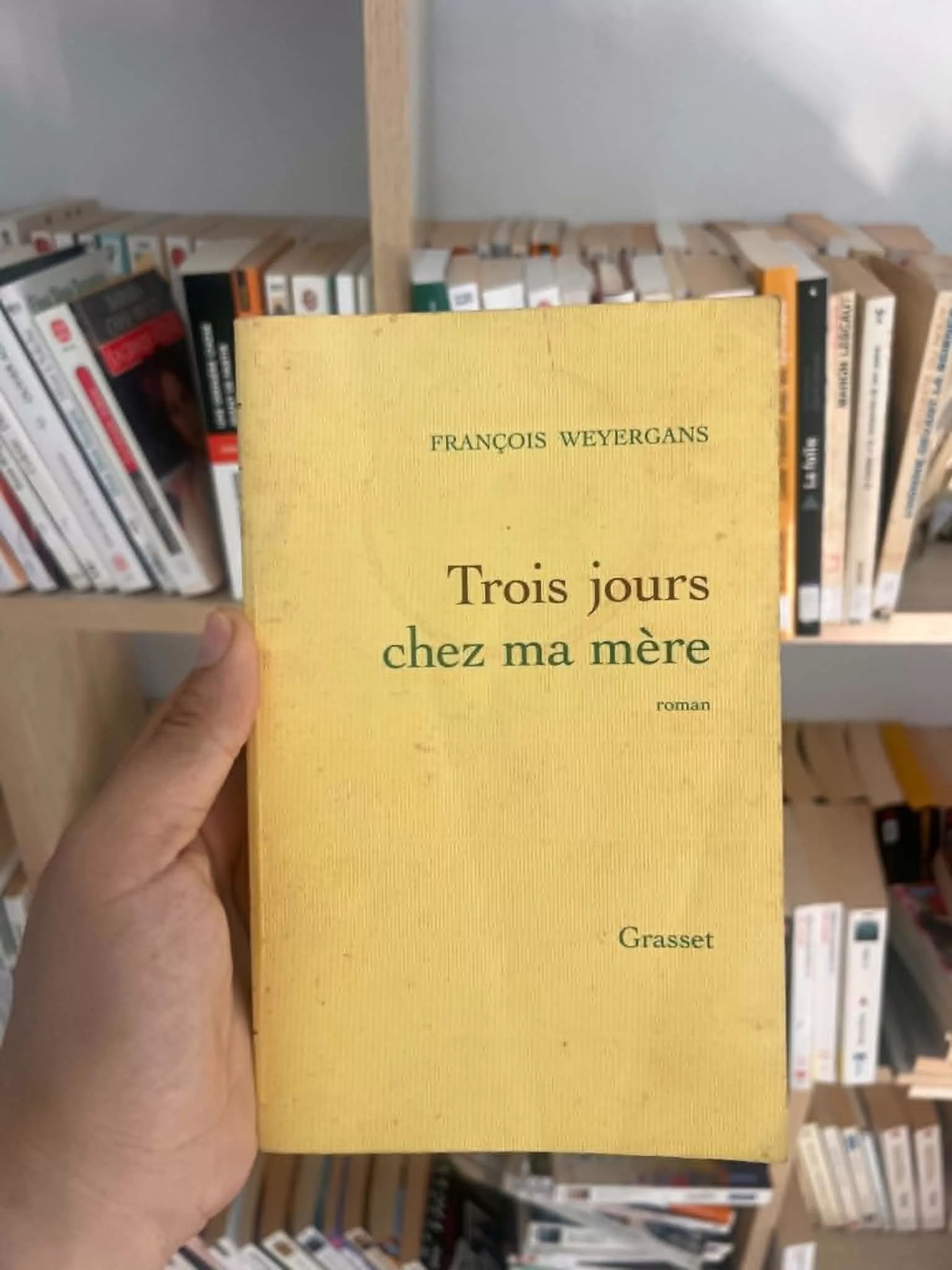 Trois jours chez ma mère de François Weyergans