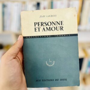 Personne et Amour de Jean Lacroix
