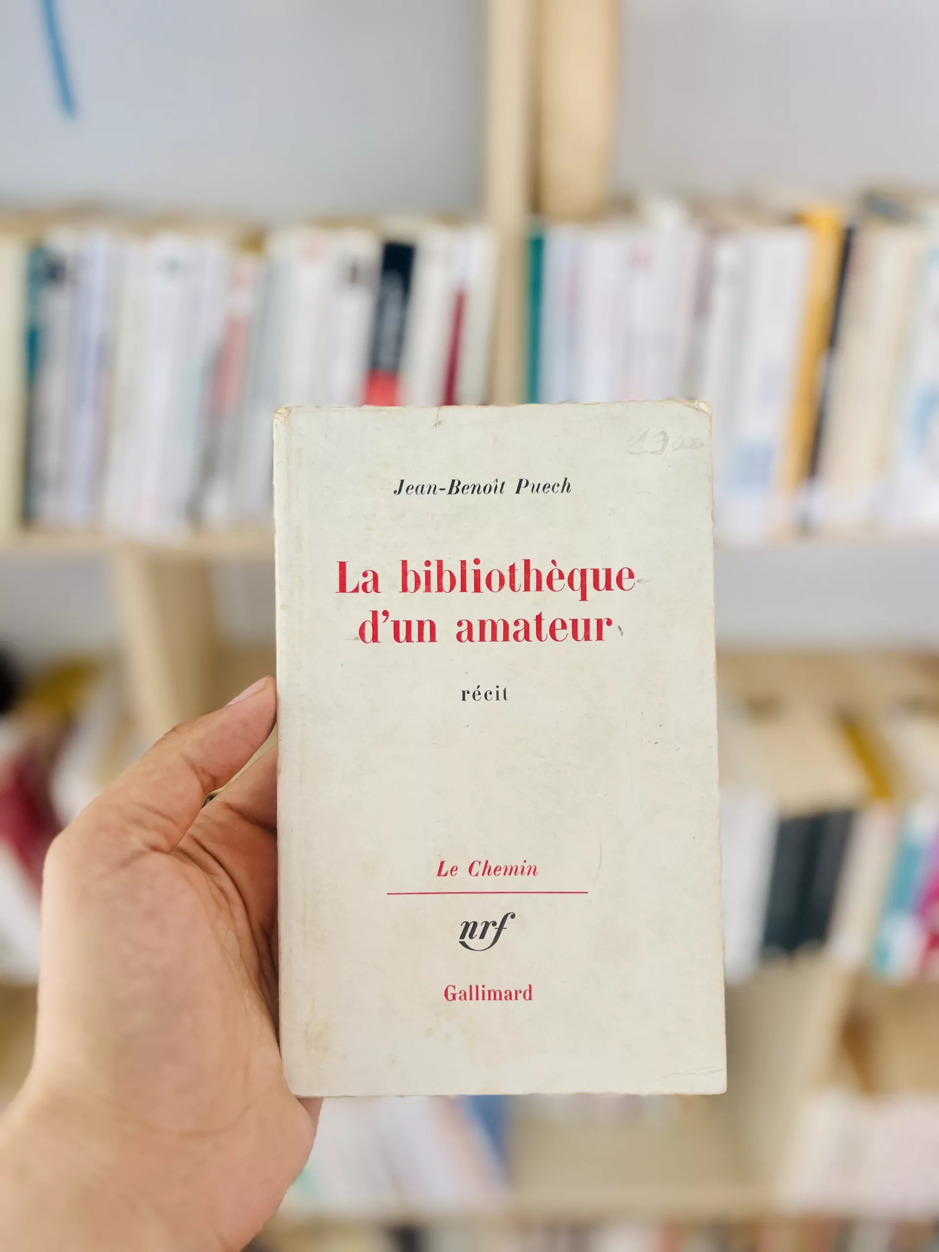 La Bibliothèque d’un amateur de Jean-Benoît Puech