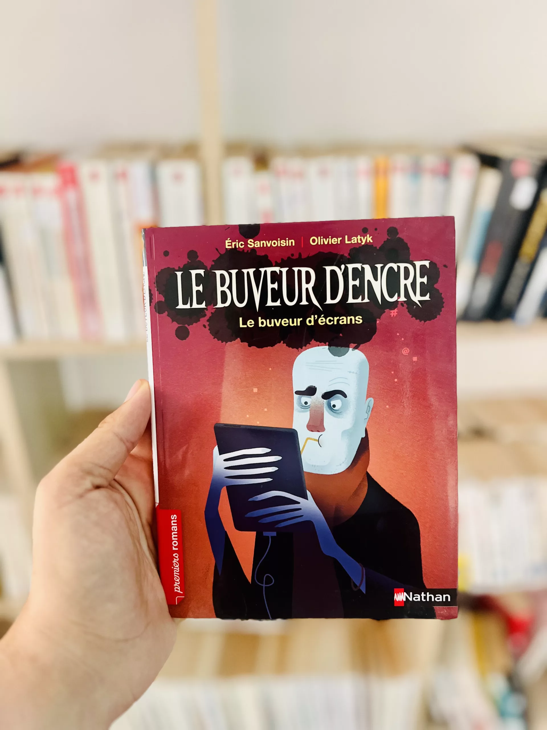 Le buveur d’encre : Le buveur d’écrans de Éric Sanvoisin