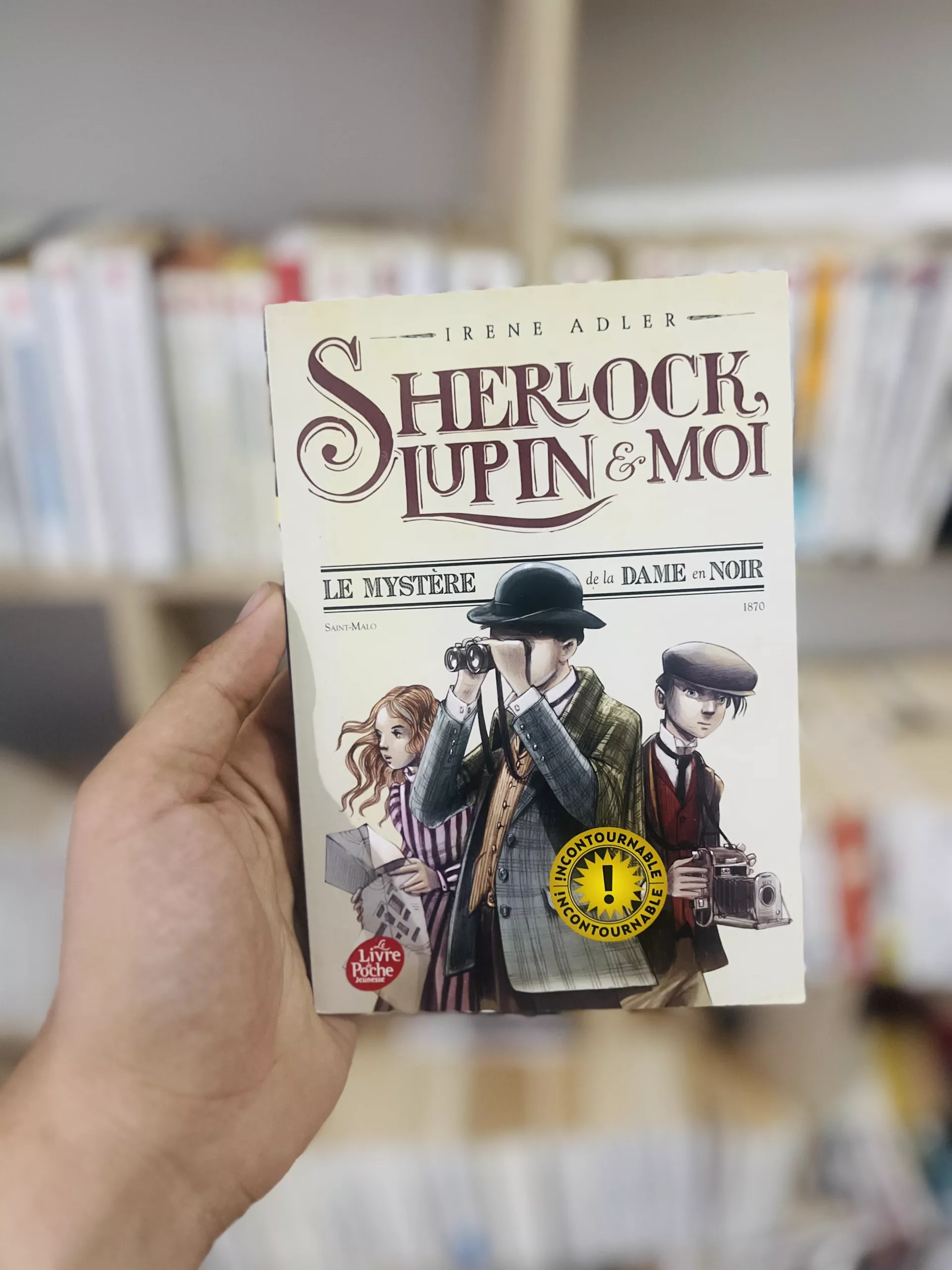 Sherlock, Lupin & moi, tome 1 : Le mystère de la dame en noir de Irene Adler et Iacopo Bruno