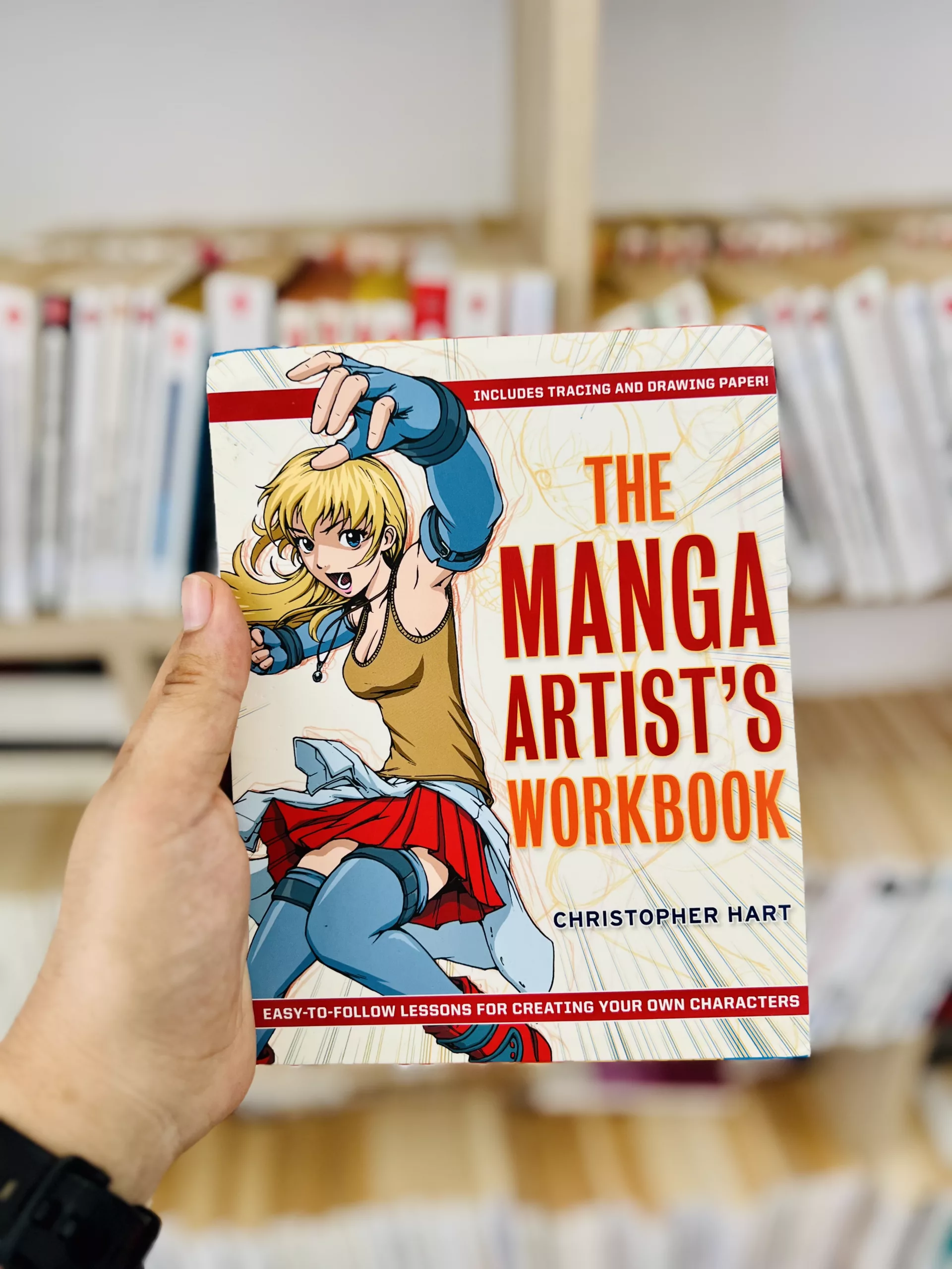 The Manga Artist’s Workbook: Easy-to-Follow Lessons for Creating Your Own Characters by Christopher Hart