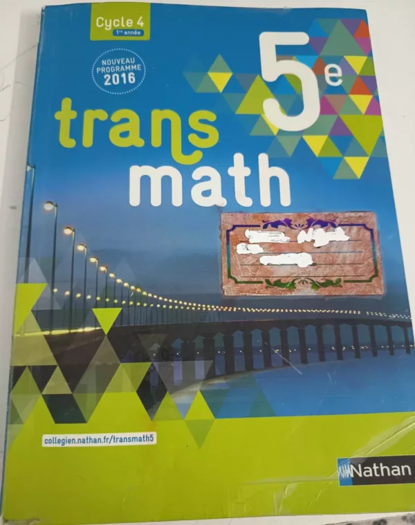 Manuel transmaths 5e