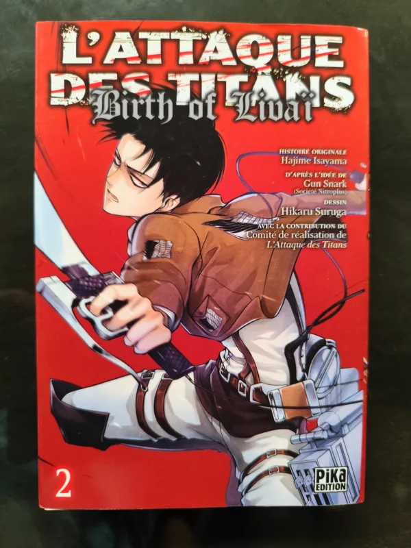 L'attaque des titans : bitrh of Livaï Tome 2 1 L’attaque des titans : bitrh of Livaï Tome 2