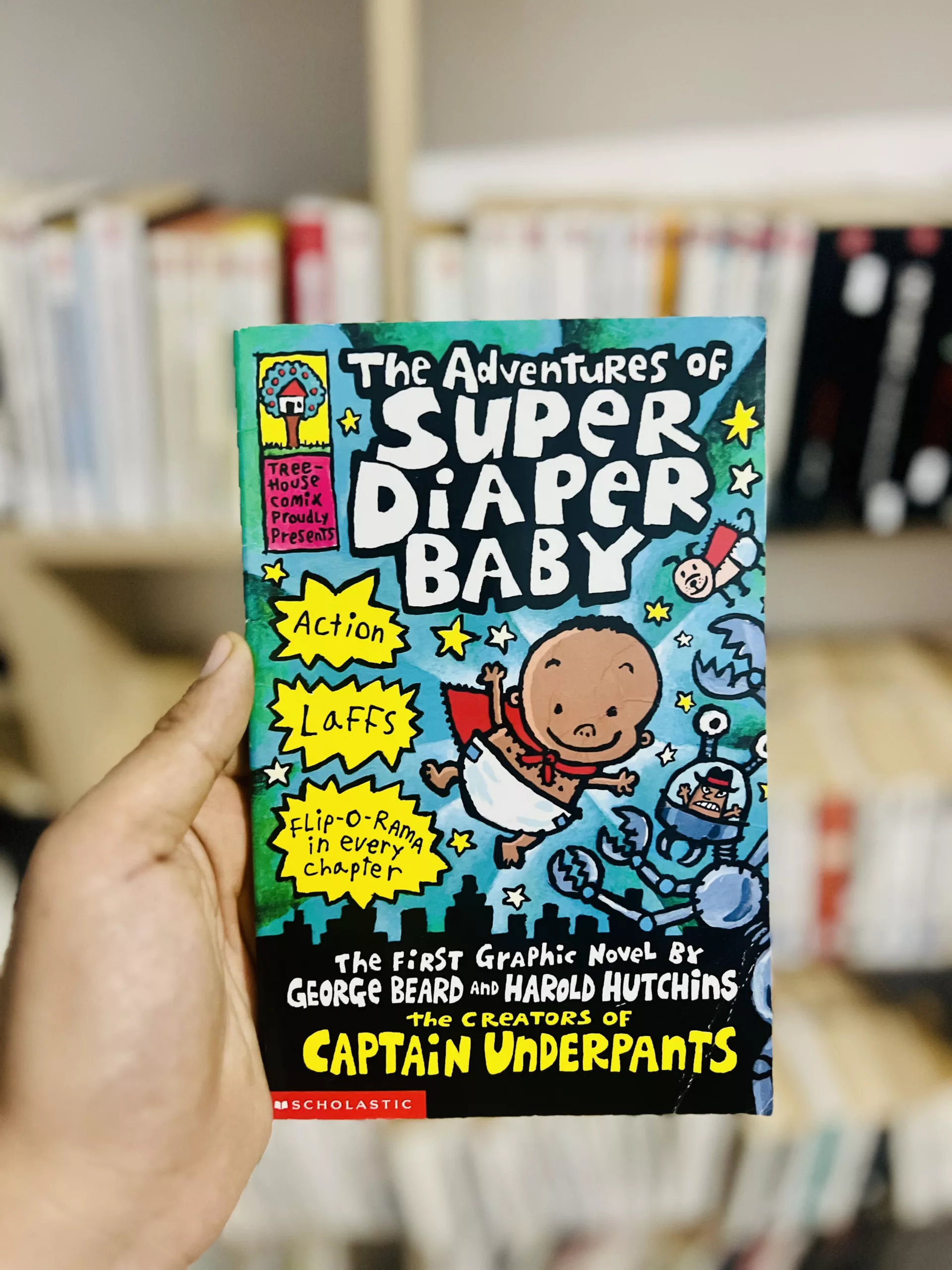 The Adventures of Super Diaper Baby The First Graphic Novel by Dav Pilkey