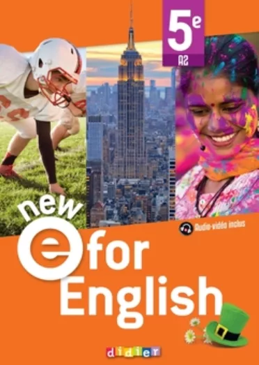 NEW E For English – Anglais 5e Ed. 2022