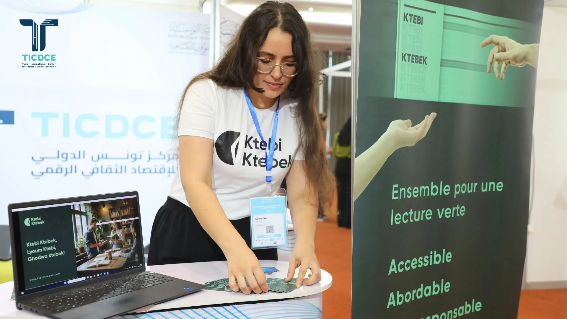 Le stand Ktebi Ktebek au Salon du Développement Durable 2025