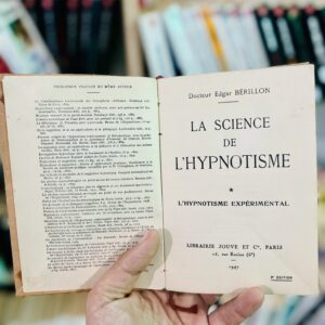 La science de l'hypnotisme Dr Edgar Bérillon