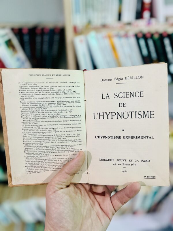 La science de l’hypnotisme Dr Edgar Bérillon